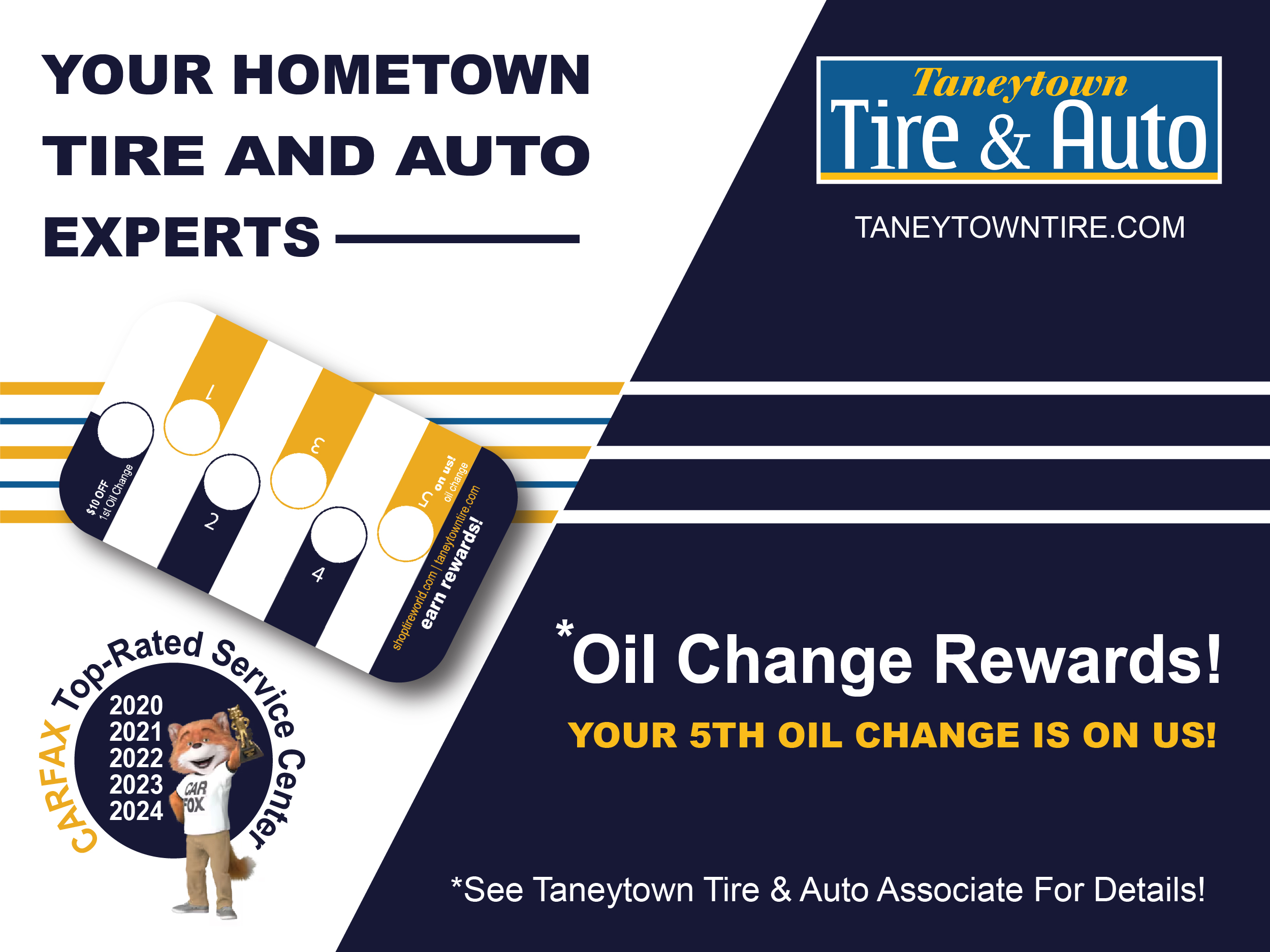 Taneytown MD - oil change deals coupons - Save With Oil Change Rewards