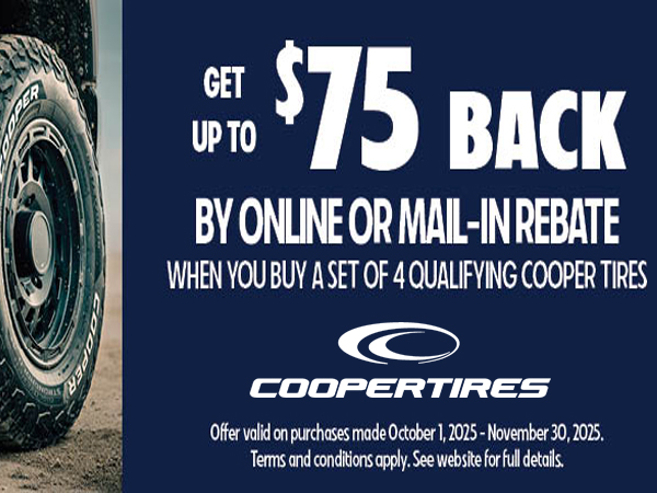 Cooper Tires Rebate